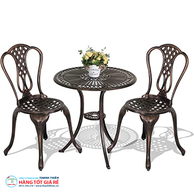 Bộ bàn 2 ghế nhôm đúc GN 50