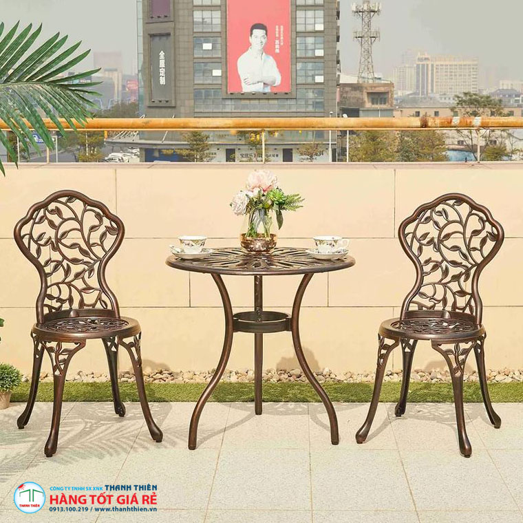 Bộ bàn ghế nhôm đúc GN 55b