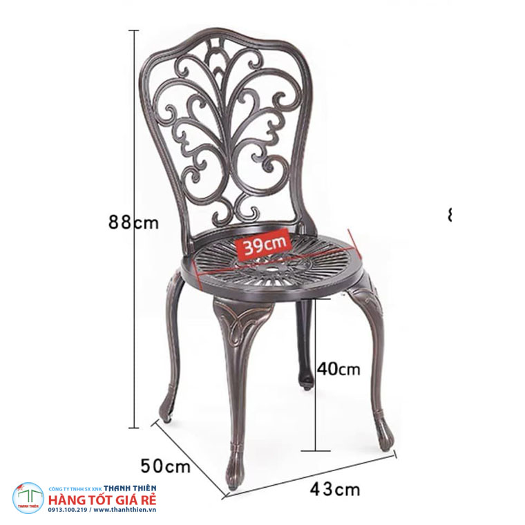 Ghế nhôm đức GN 061