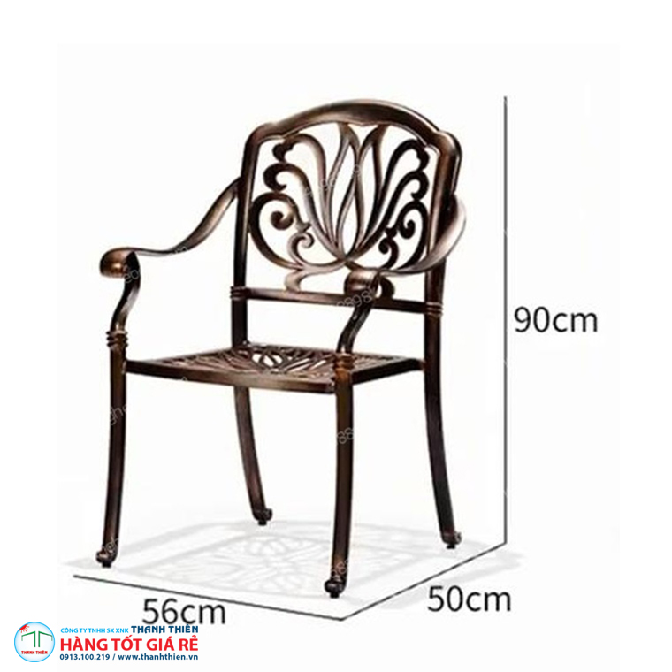 Ghế nhôm đúc ngoai trời GN 068