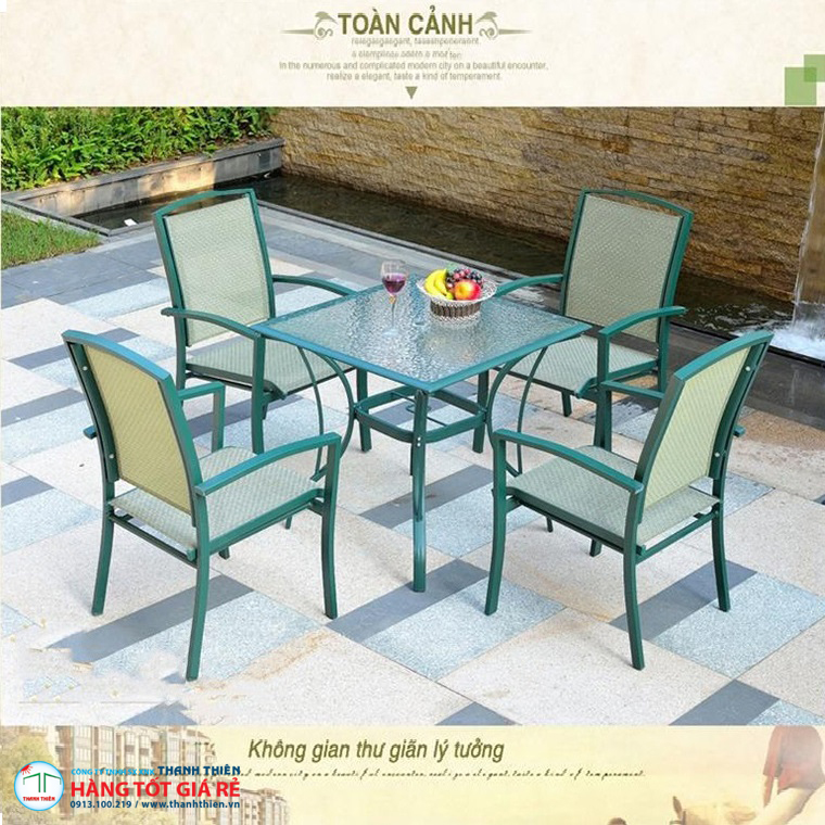 Ghế nhôm Textilene GN 056