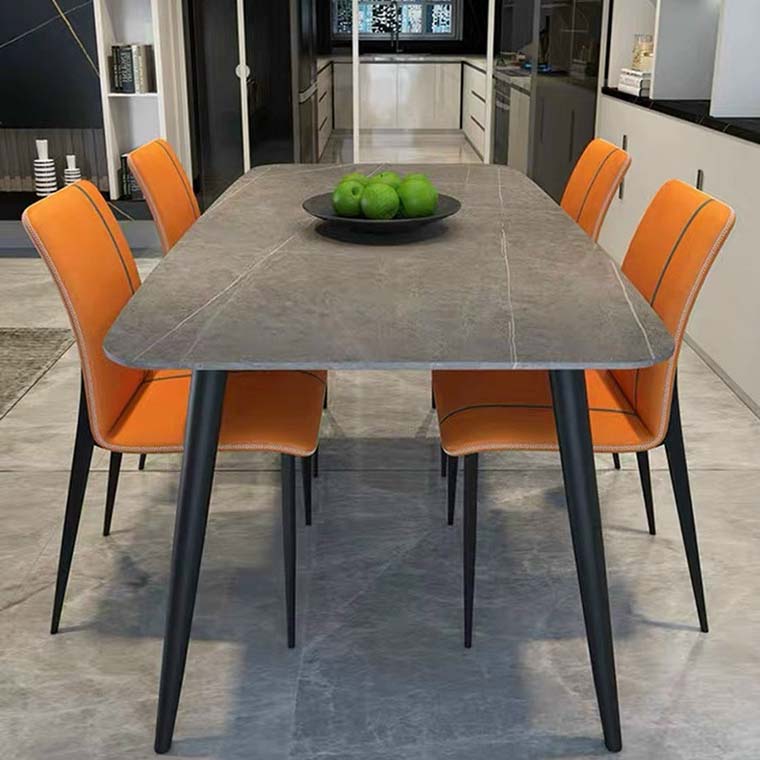 Bộ Bàn Ăn Mặt Đá Chân Côn 4 Ghế Zena 808