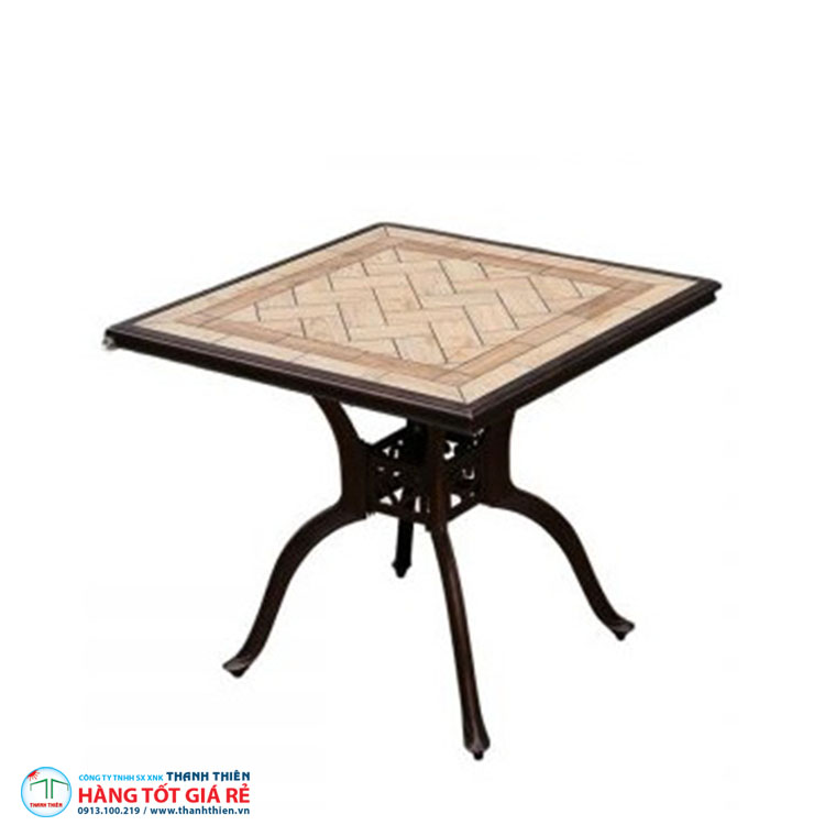 Bàn nhôm mặt đá BN 025