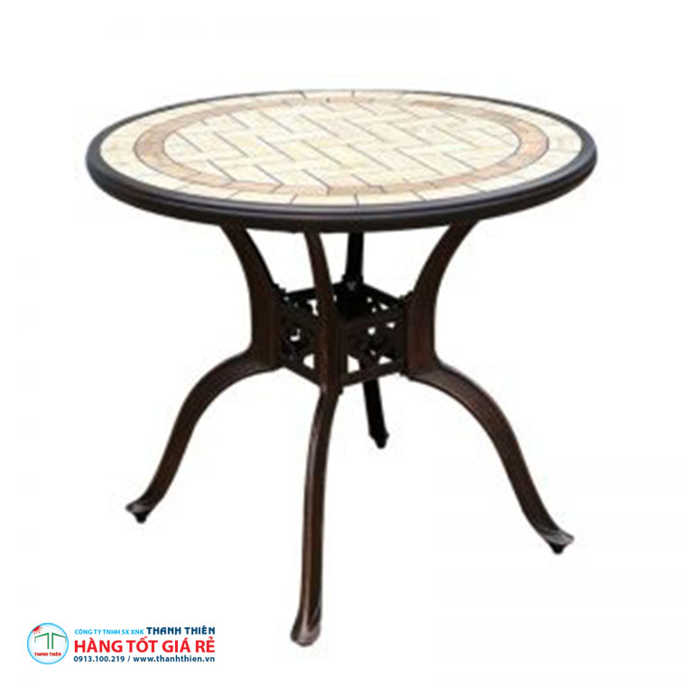 Bàn nhôm mặt đá BN 023