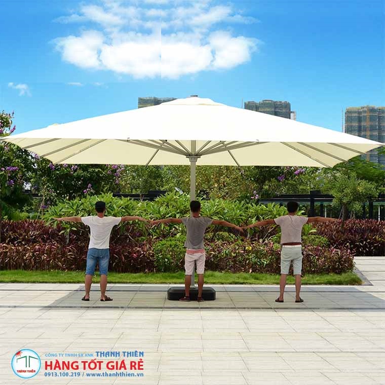 Dù vuông trụ giữa 5x5m