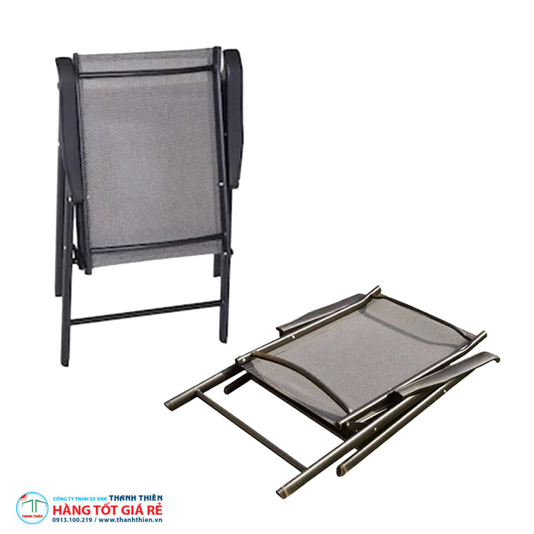 Ghế lưới xếp cafe GCP 840 có thể dễ dàng xếp lại gọn gàng, tiết kiệm không gian lưu giữ