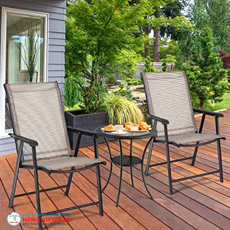 Ghế xếp lưới cafe GCP 840 thích hợp cho những nội ngoại thất cả trong nhà lẫn ngoài trời