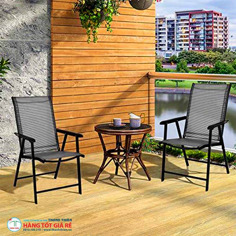 Ghế xếp lưới cafe GCP 840 thích hợp cho những nội ngoại thất cả trong nhà lẫn ngoài trời
