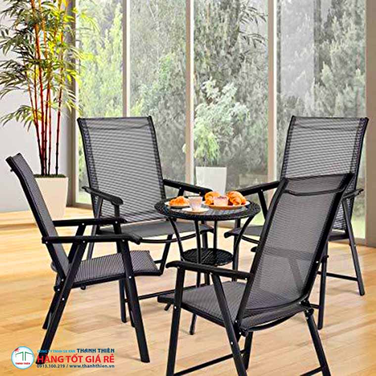 Ghế xếp lưới cafe GCP 840 thích hợp cho những nội ngoại thất cả trong nhà lẫn ngoài trời
