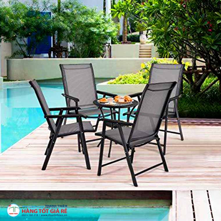 Ghế xếp lưới cafe GCP 840 thích hợp cho những nội ngoại thất cả trong nhà lẫn ngoài trời