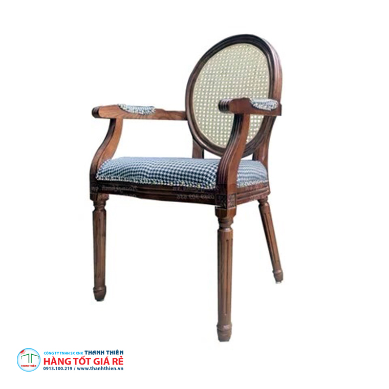Ghế nệm gỗ Lưới GCG 040a