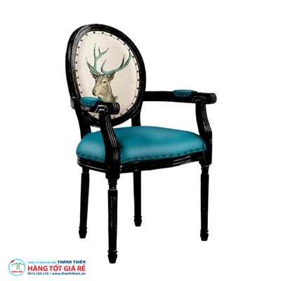 Ghế gỗ Louis có tay GCG 039