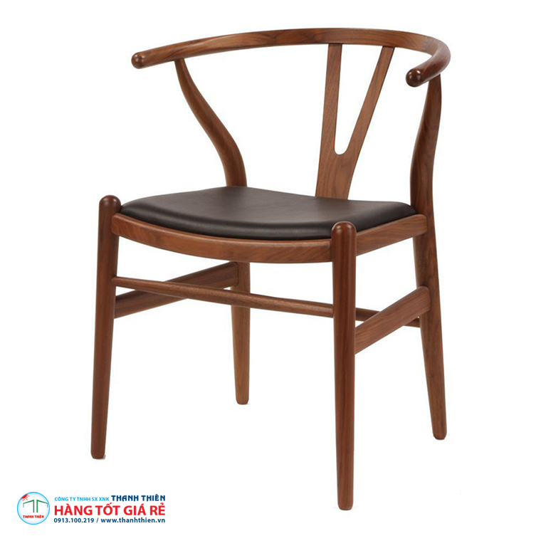 Ghế gỗ Wishbone nệm GCG 007