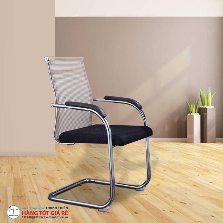 Ghế lưới phòng họp chân quỳ GVP 027-1