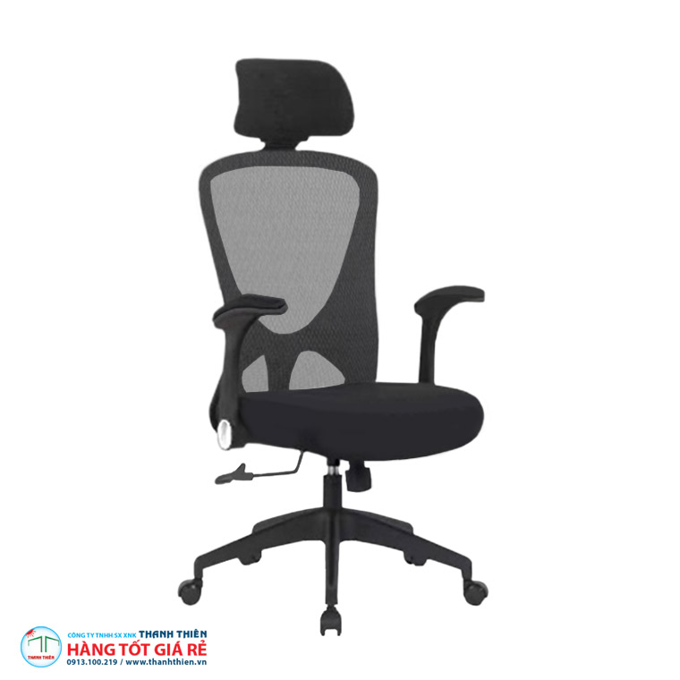 Kiểu dáng ghế lưới xoay văn phòng GVP 1224