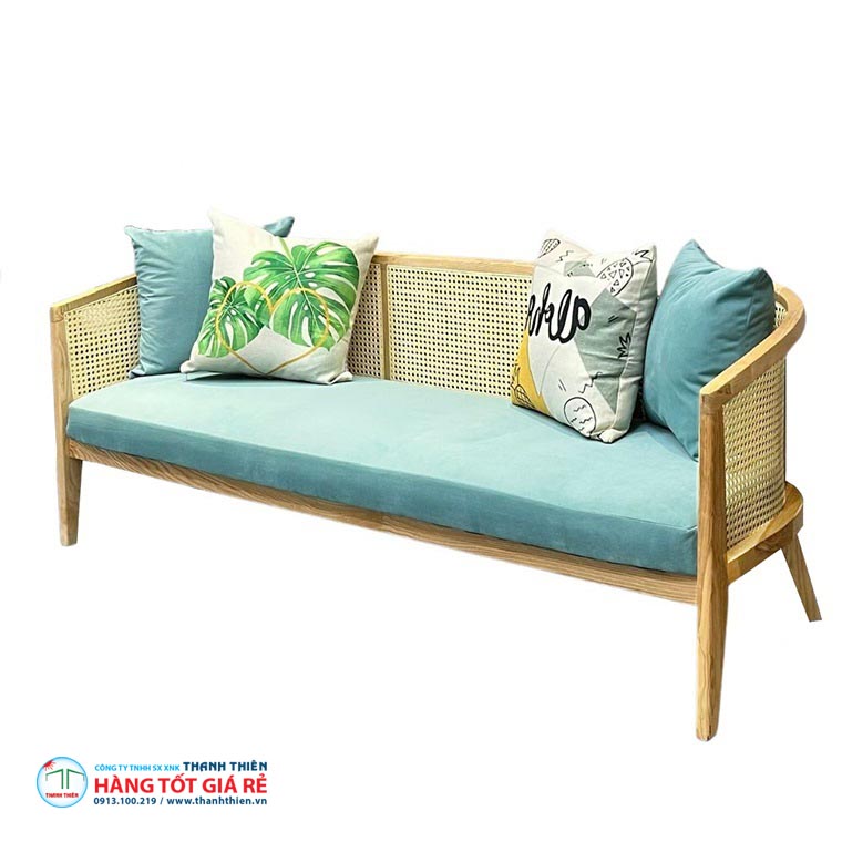 Ghế sofa gỗ +mây GSF 056