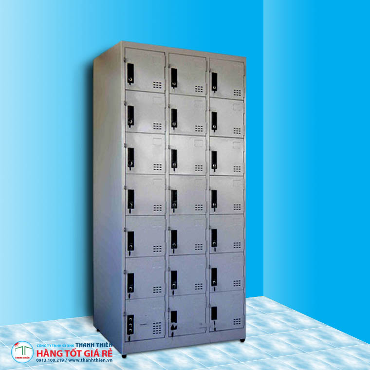 Tủ locker 21 ngăn 21 cánh TLK 04