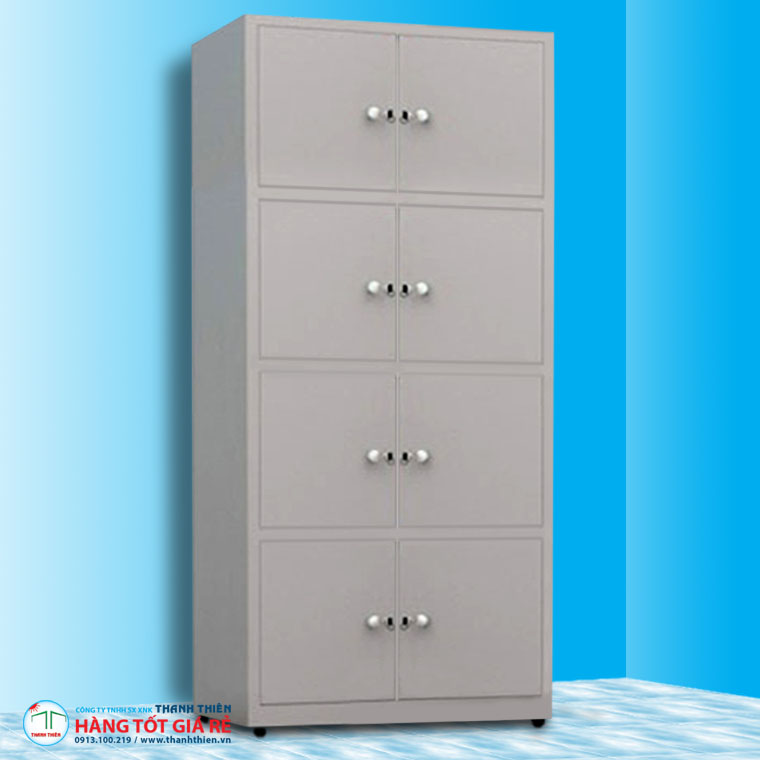 Tủ sắt tài liệu 8 ngăn 8 cánh mở TLK 16