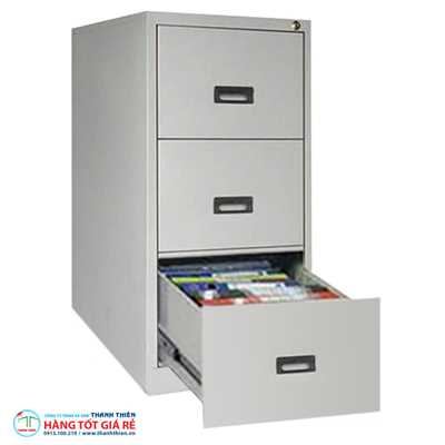 Tủ hồ sơ sắt 3 hộc kéo TLK 17
